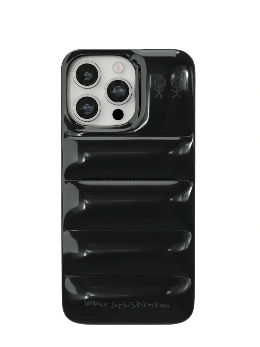 The Puffer Case® - Black Manhattan - iPhone 16 Pro